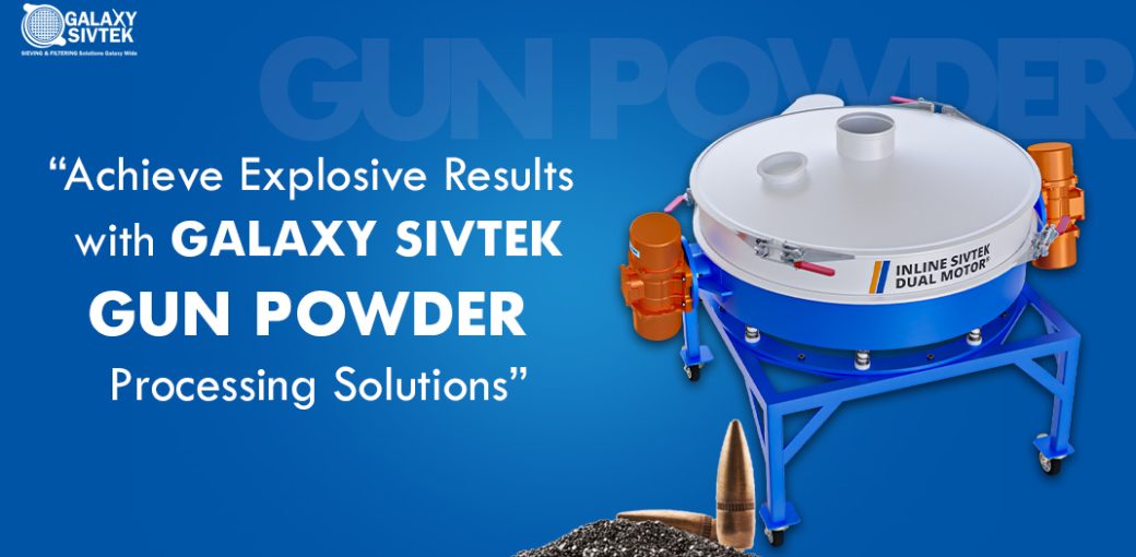 gun powder sieving machine