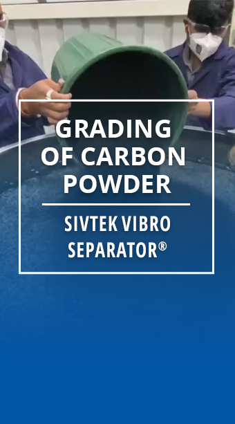 128. GRADING OF CARBON POWDER